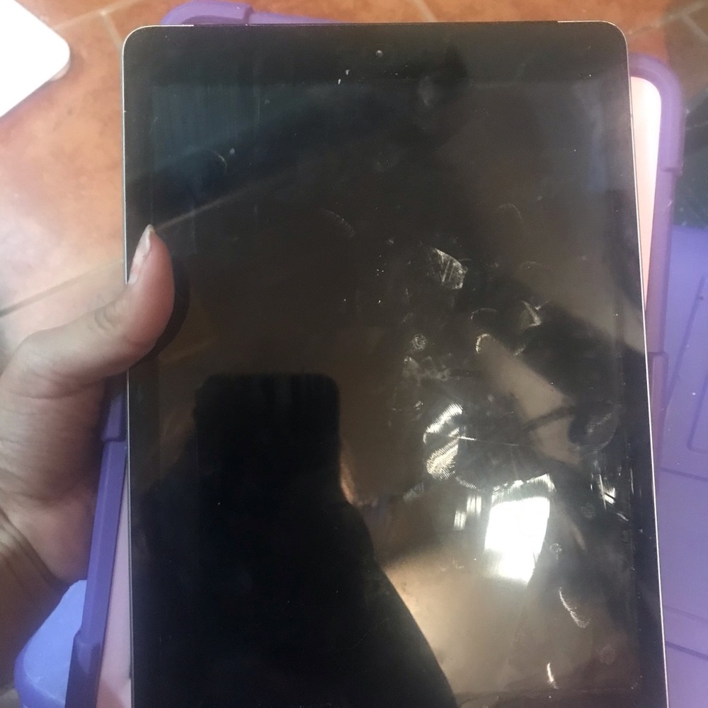 Sleek Black Tablet for Seamless Performance for parts